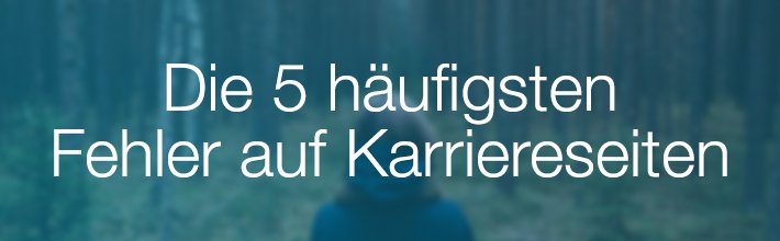 Karriereseiten Fehler