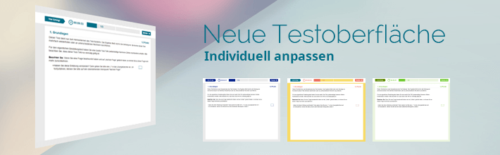 Neues Testdesign – kostenlos für alle Kunden bis Ende April