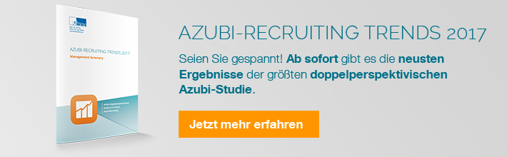 Ausbildung Azubi Recruiting Trends 2017 u-form