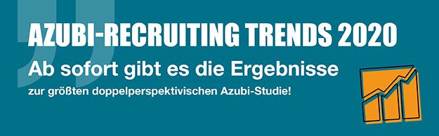 Die Azubi-Recruiting Trends 2020 – Jetzt Studienergebnisse sichern!