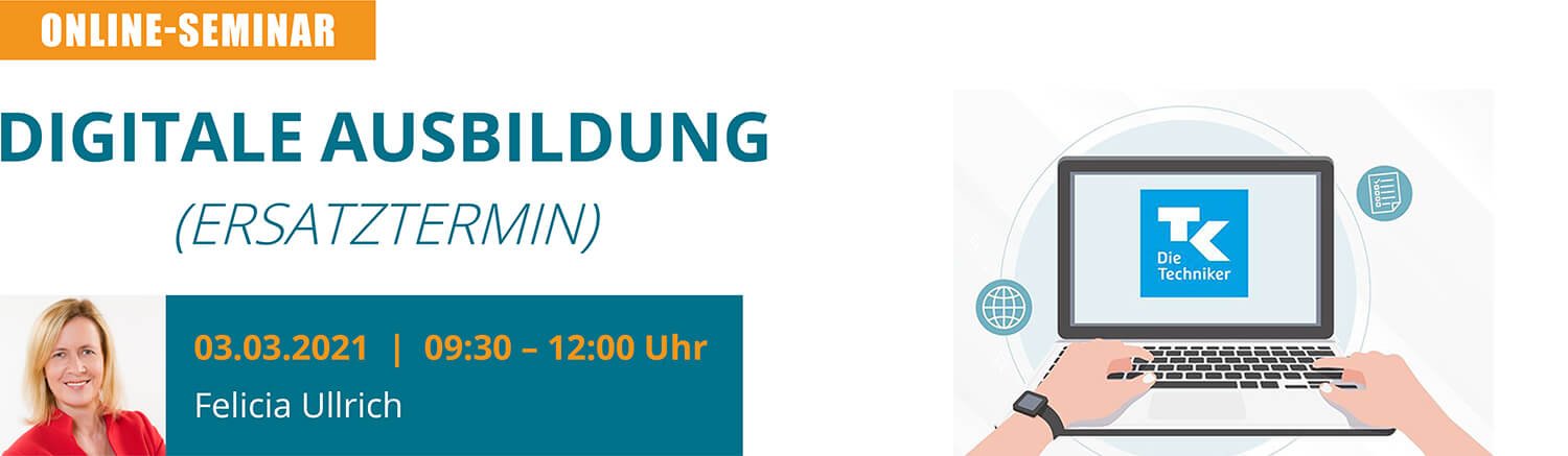 u-form Online-Seminar: "Digitale Ausbildung" (Ersatztermin)