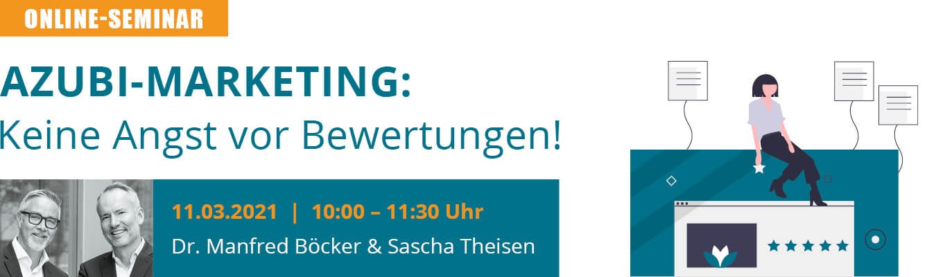 u-form Online-Seminar: Azubi-Marketing - Keine Angst vor Bewertungen!