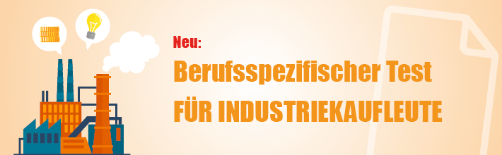 Berufsspezifischer u-form Test für Industriekaufleute