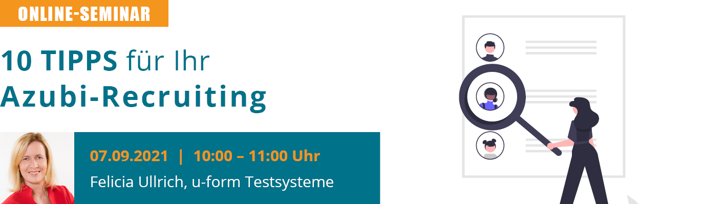 u-form Online-Seminar: 10 Tipps für Ihr Azubi-Recruiting