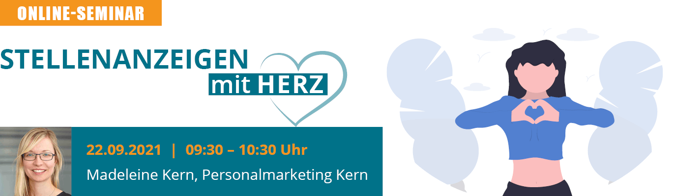 u-form Online-Seminar: Stellenanzeigen mit Herz