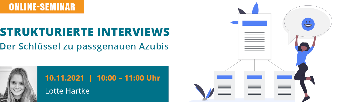 u-form Online-Seminar: Mit strukturierten Interviews zu passgenauen Azubis