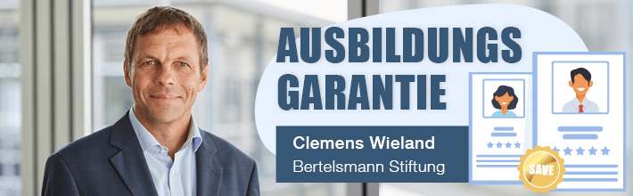 Studie "Ausbildungsgarantie" - Clemens Wieland, Senior Expert Bertelsmann Stiftung