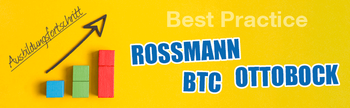 Ausbildungsfortschritt - Best Practice @ Rossmann, BTC & Ottobock | u-form Testsysteme