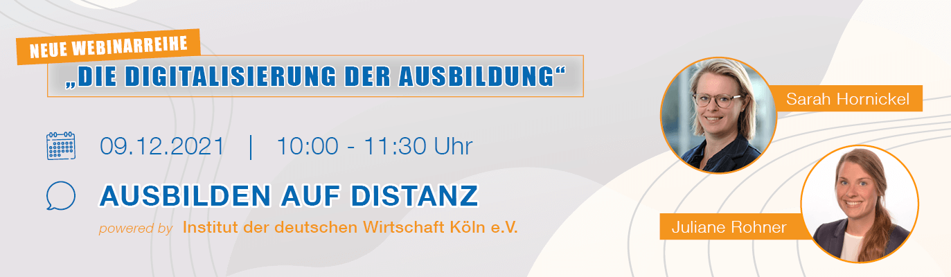 u-form Webinar "Ausbilden auf Distanz"