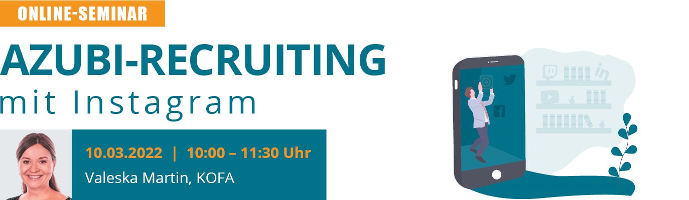 u-form Online-Seminar: Azubi-Recruiting mit Instagram - 10.03.2022