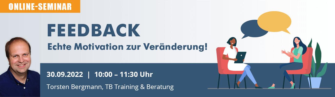 u-form Online-Seminar: “Feedback – Echte Motivation zur Veränderung!”