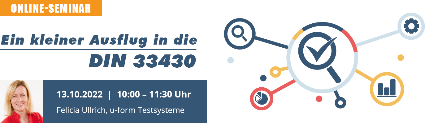 u-form Online-Seminar: “Ein kleiner Ausflug in die DIN 33430”