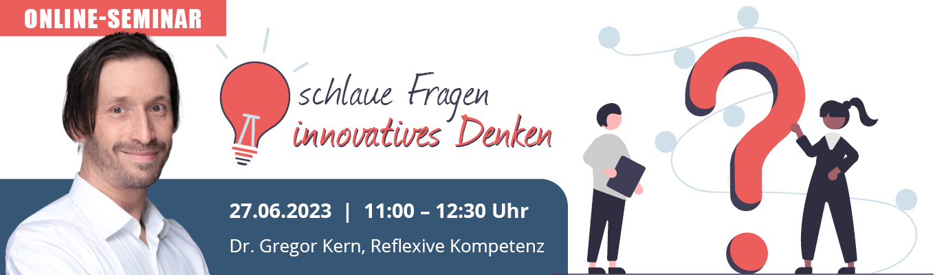 u-form Webinar: Mit schlauen Fragen innovatives Denken fördern (27.06.2023)