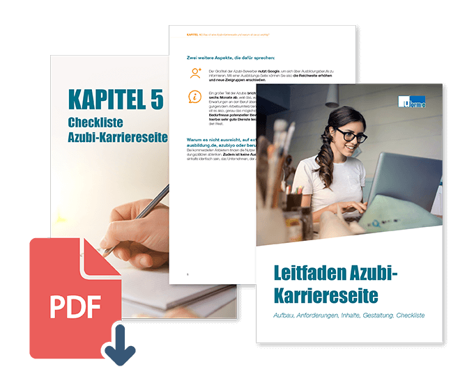 u-form Leitfaden: Azubi-Karriereseiten