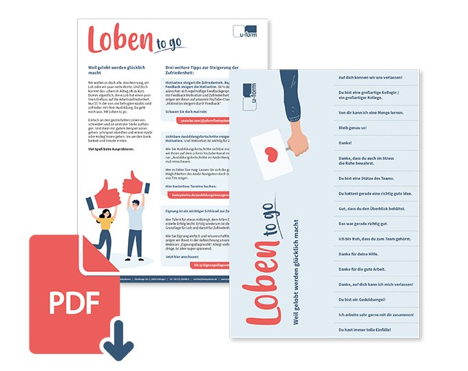 u-form Freebee - Loben to go