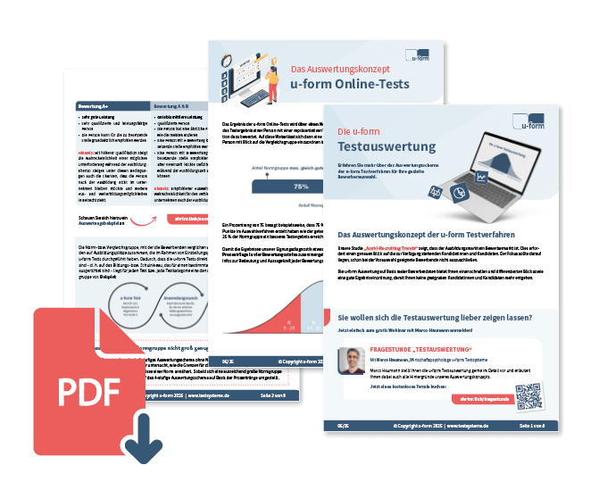 Auswertungsleitfaden für die u-form Testverfahren
