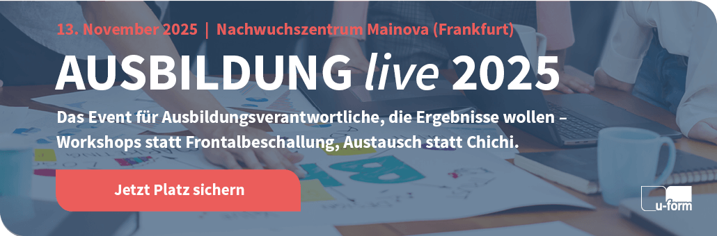 Banner Ausbildung Live 2025 - Desktop
