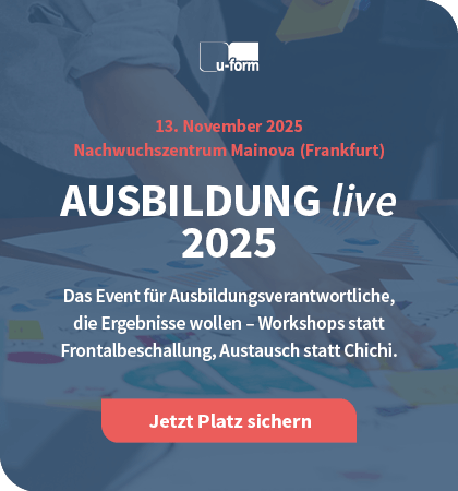 Banner Ausbildung live 2025