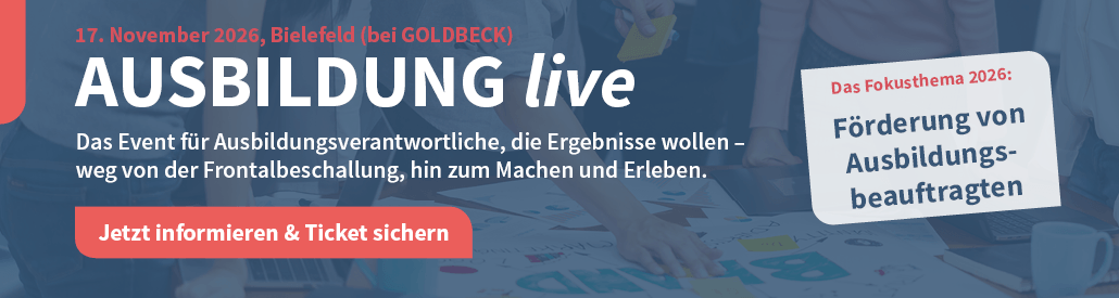 Ausbildung live 2026 - Desktop Banner